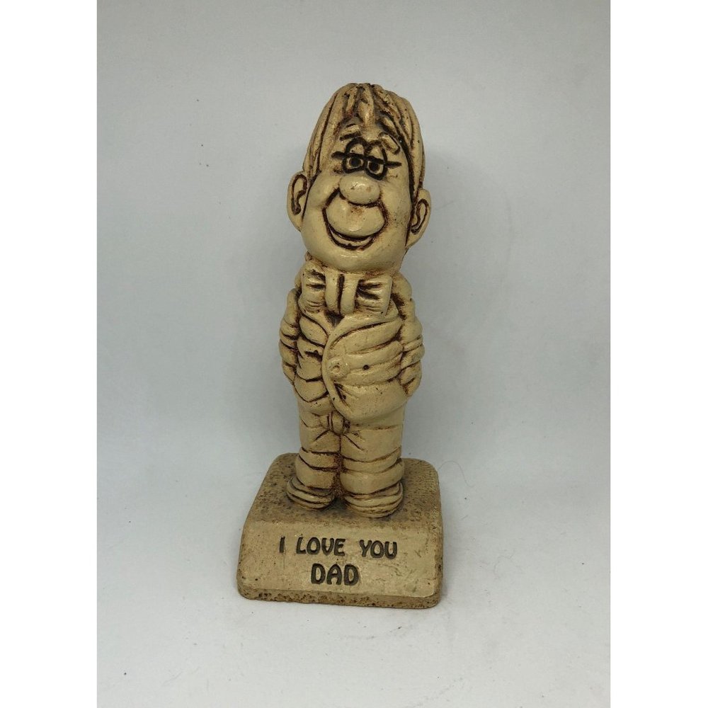 1971 I Love You Dad Sillisculpt Statue